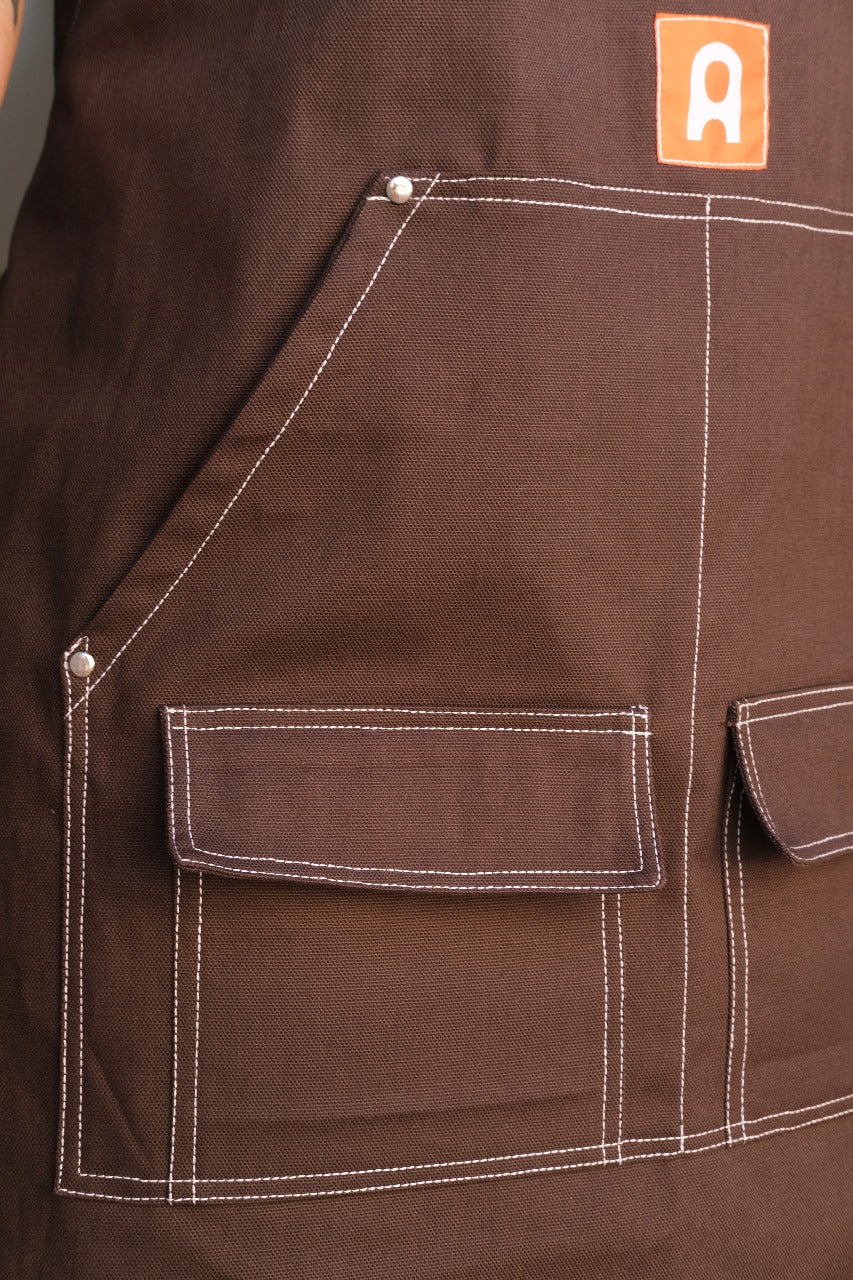 Terracotta Brown Apron