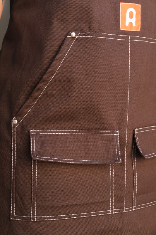Terracotta Brown Apron